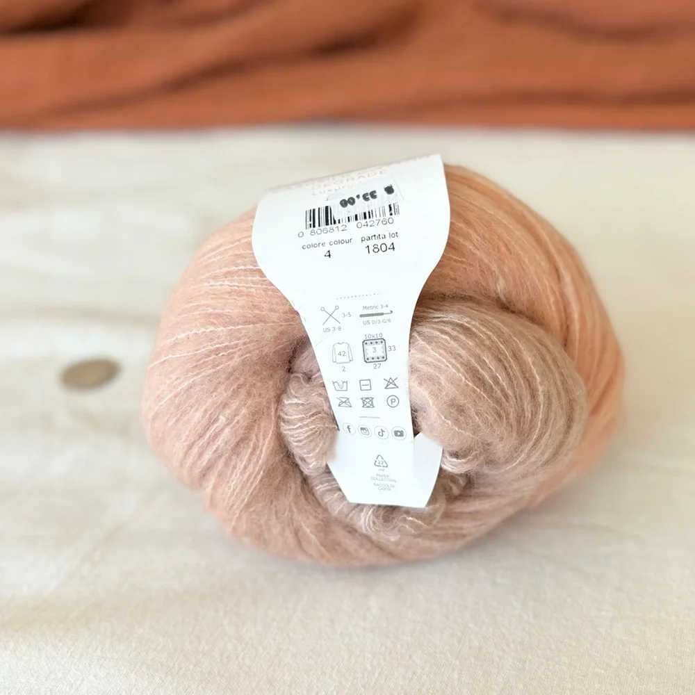 bundle of laines du nord cashsilk cotton degradé – blush pink gradient yarn 150g - Picture 4 of 6